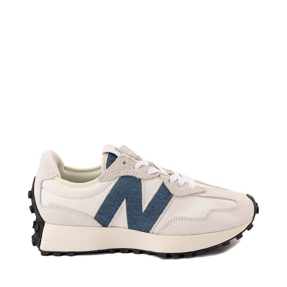 Womens New Balance 327 Athletic Shoe - White / Denim | Journeys