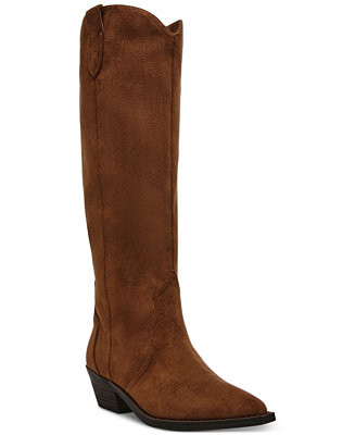 Women's Kit Knee-High Cowboy Boots, Regular & Wide Calf | Macy's