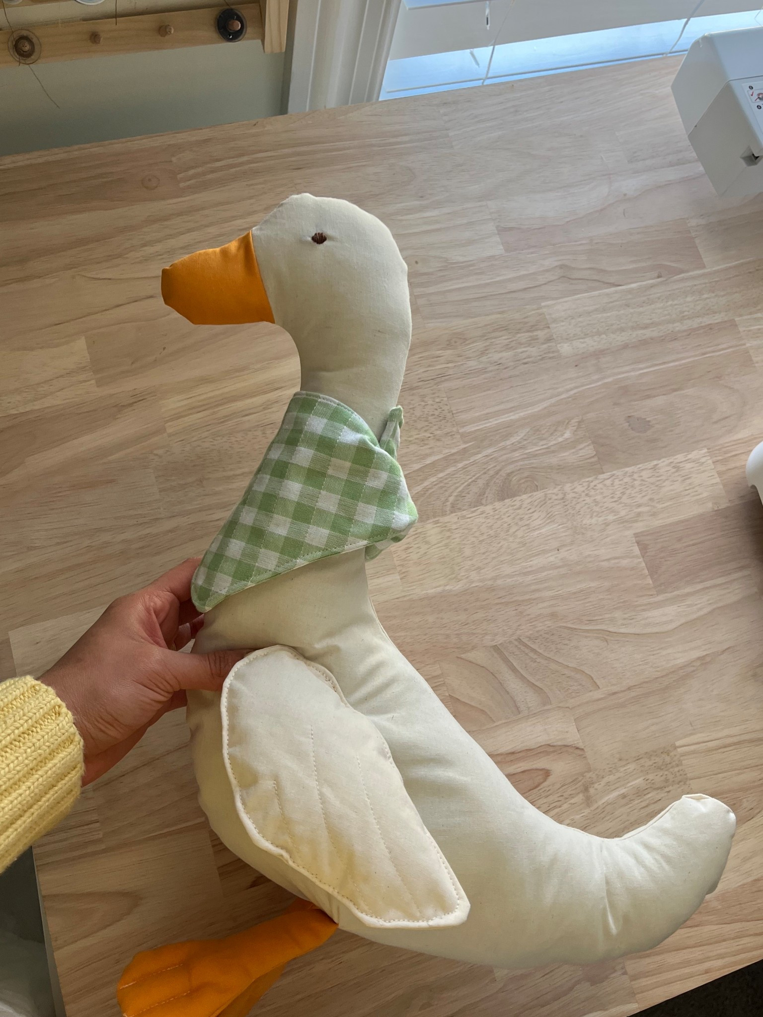 Goose Pattern I used! I  added filling to the wings too