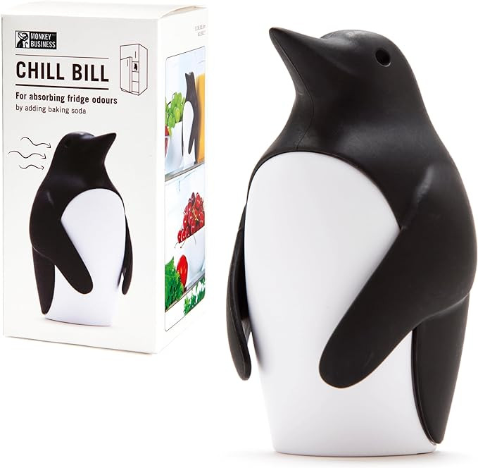 Monkey Business Chill Bill Refrigerator Deodorizer, Baking Soda Holder for Refrigerator, Cute Fri... | Amazon (US)