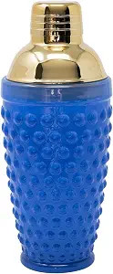 Lilly Pulitzer Hobnail Glass Cocktail Shaker with Gold Lid, Cute Bar Accessories, Drink Shaker fo... | Amazon (US)