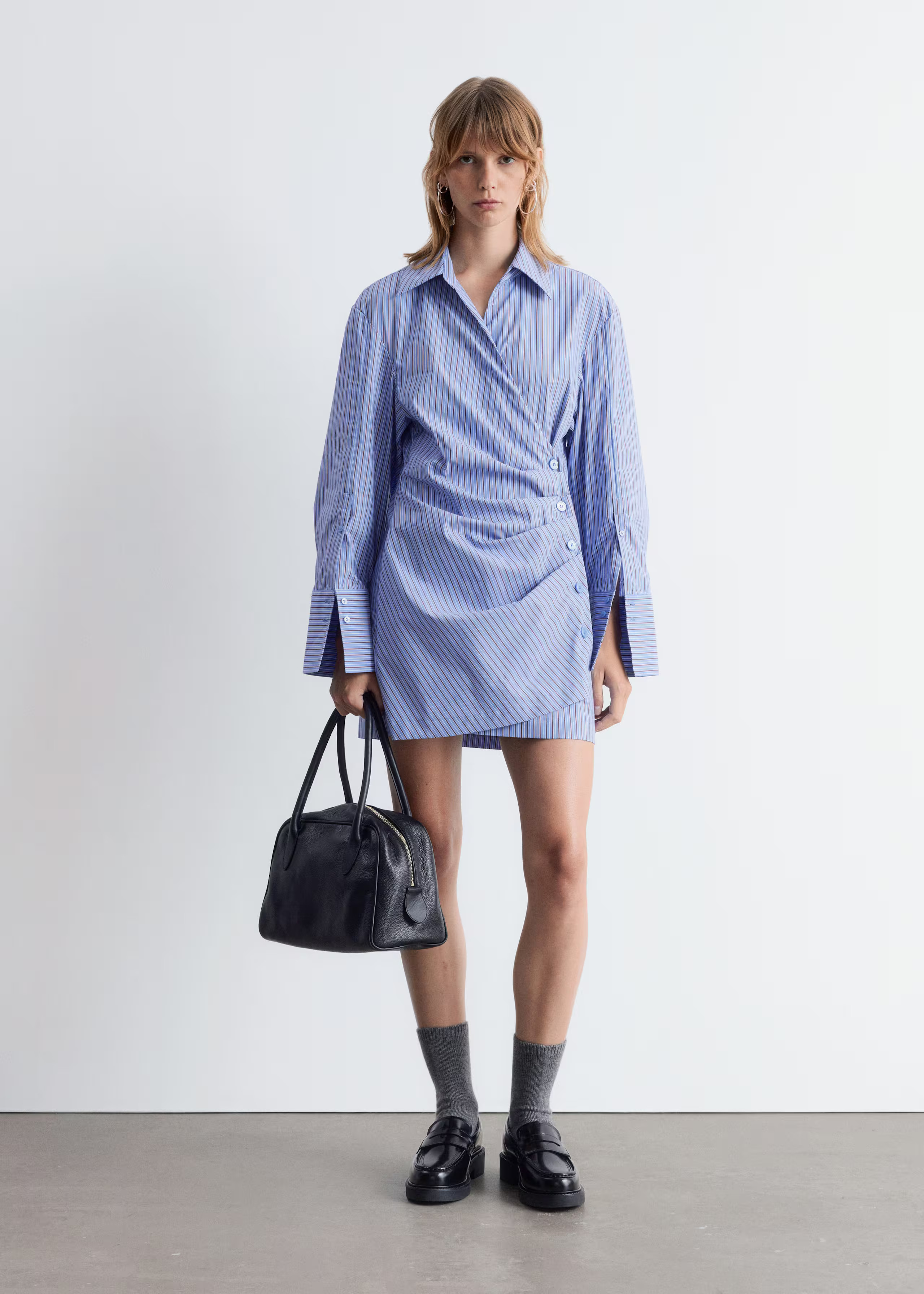 Wrap Shirt Mini Dress | & Other Stories - US