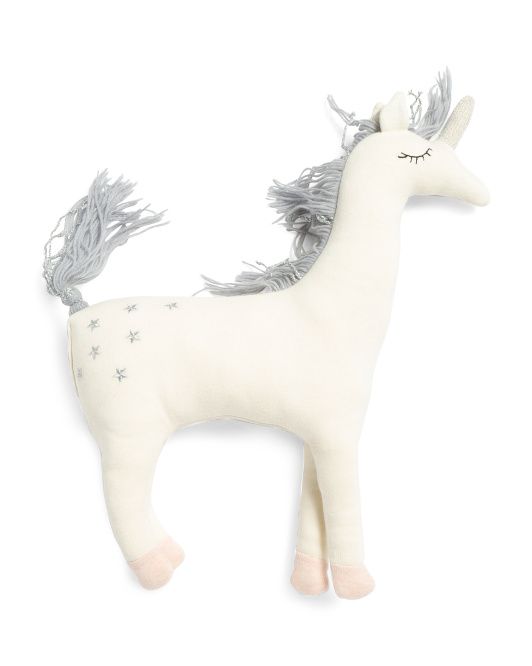 Made In India 11x15 Unicorn Plush Pillow | TJ Maxx