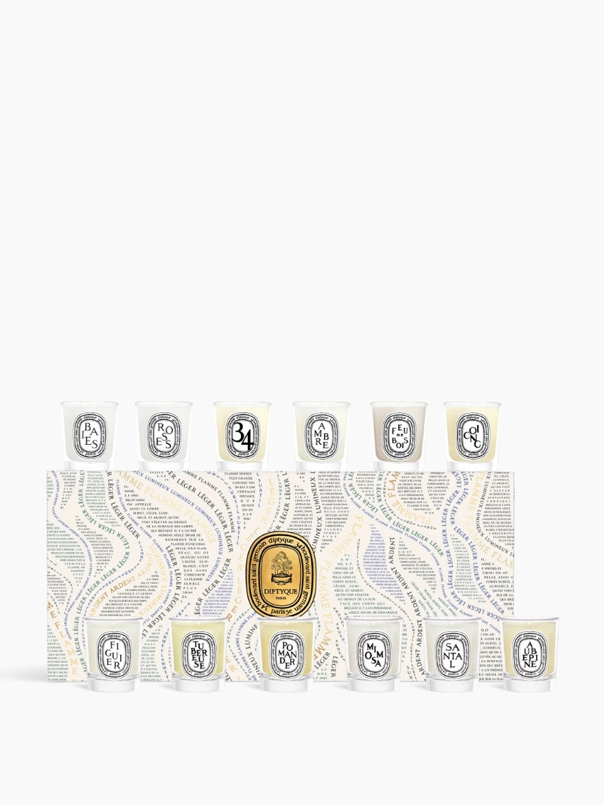 Set of 12 mini signature candles
            Pre-composed | diptyque (US)