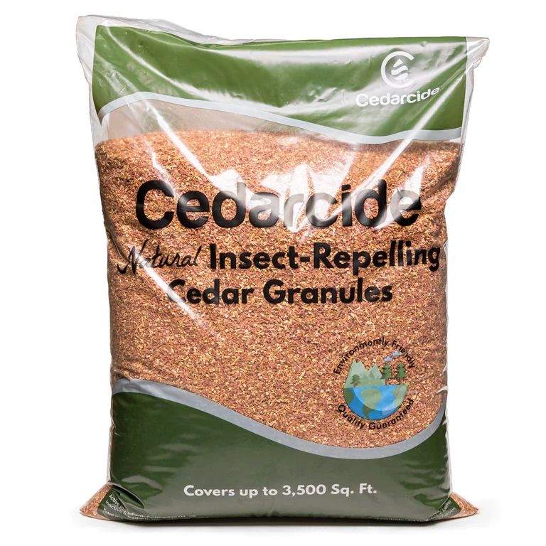 Cedarcide Insect Repelling Cedar Mulch Granules (6 Bags) 8lb Bags | Walmart (US)