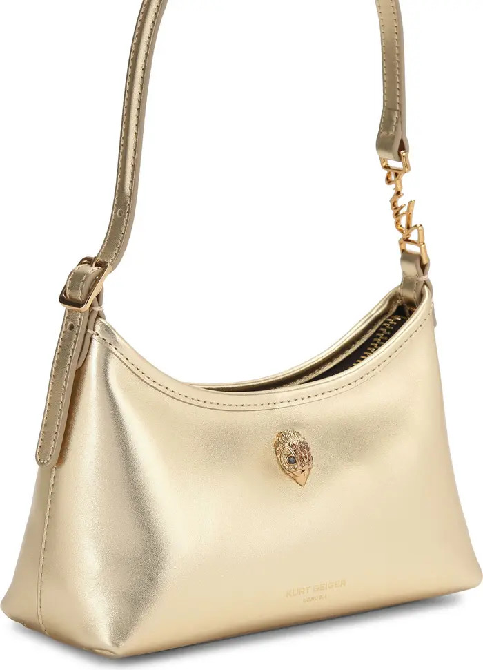 Kurt Geiger London Kurt Sling Metallic Leather Shoulder Bag | Nordstrom | Nordstrom