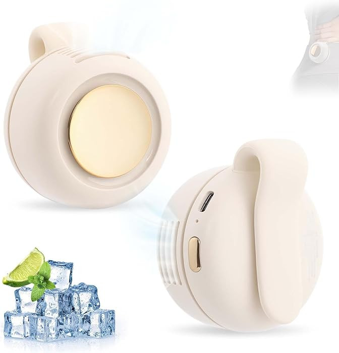 Small Clip Fan, Personal Waist Fans,Portable Silent Mini Bladeless Fan Clip On for Shirt ,Hands-F... | Amazon (US)
