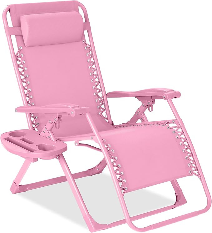 Best Choice Products Adjustable Zero Gravity Chair, Monochromatic Color Folding Patio Recliner w/... | Amazon (US)