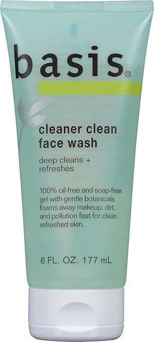 Basis Cleaner Clean Face Wash 6 Fluid Ounce (Pack of 3) | Amazon (US)