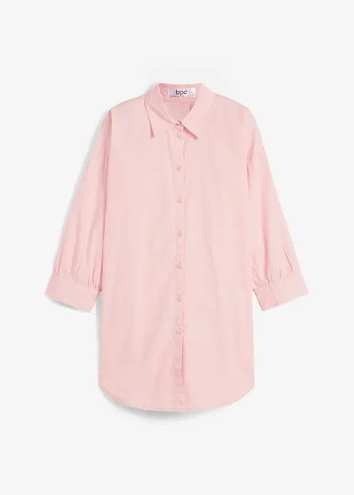 Oversize-Hemd aus Baumwolle mit 3/4 Arm | Bonprix DE