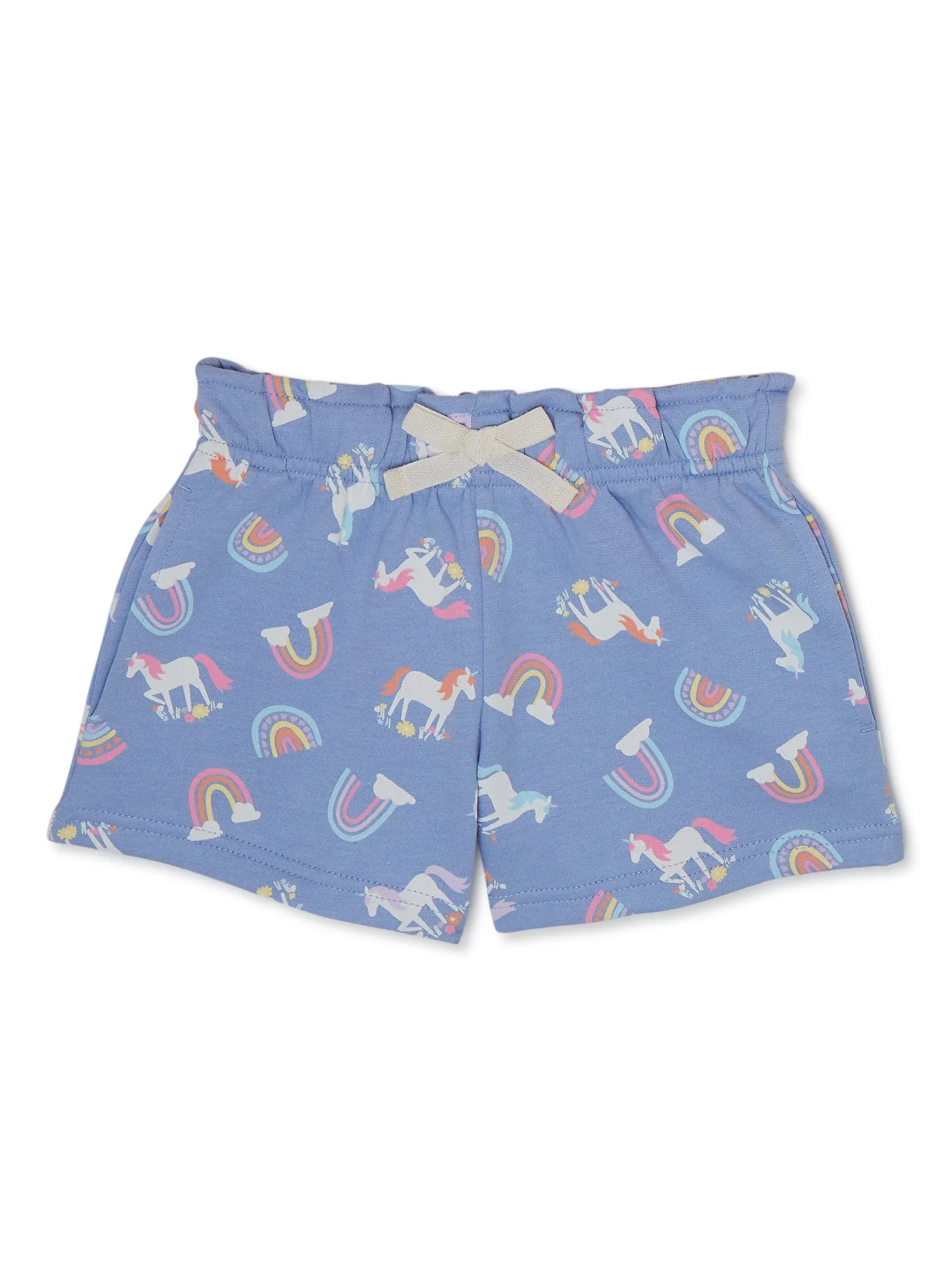 365 Kids from Garanimals Girls' Print Fleece Shorts, Sizes 4-10 - Walmart.com | Walmart (US)