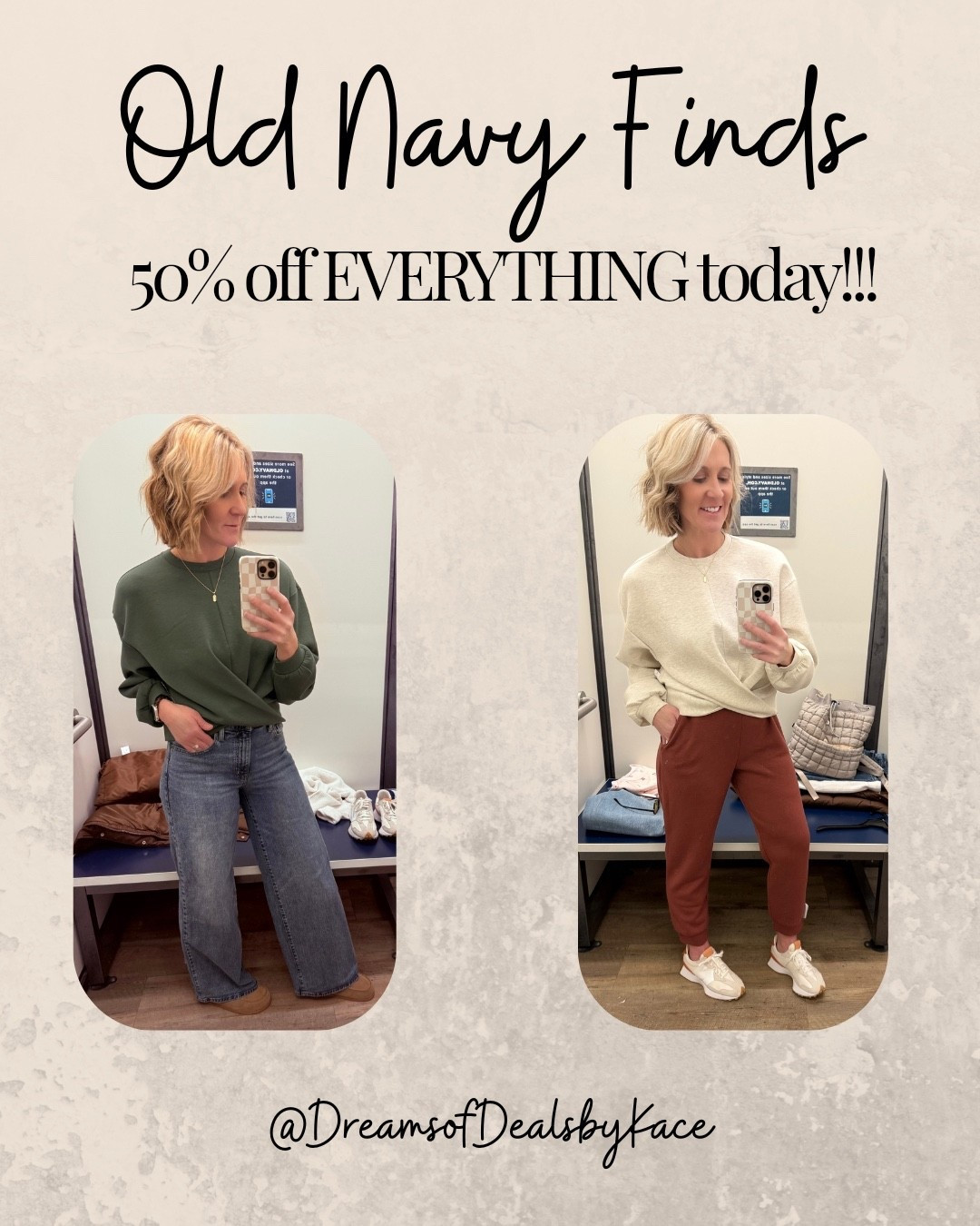 These ON sweatshirts felt like butter & the twist front was so flattering! The wide leg jeans fit so well, and the joggers are comparable to a high dollar brand 😉 Everything is 50% off today online!! 

#LTKgrwm #LTKmomlife #LTKSaleAlert