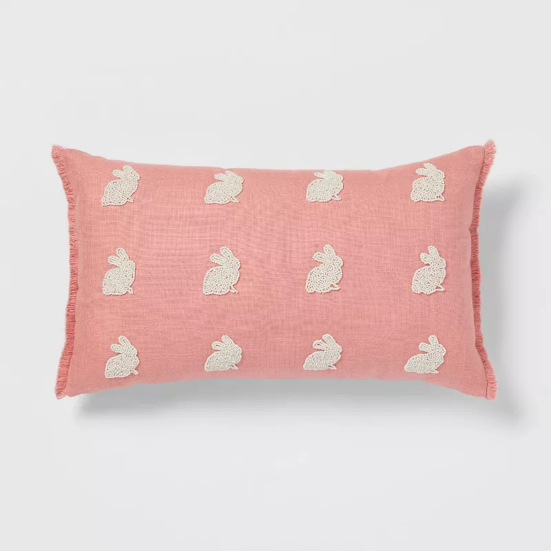 Beaded Bunny Throw Pillow - Threshold™ | Target