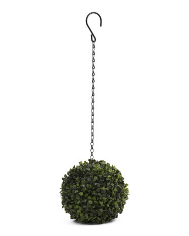 7.5in Outdoor Safe Hanging Boxwood Ball | TJ Maxx