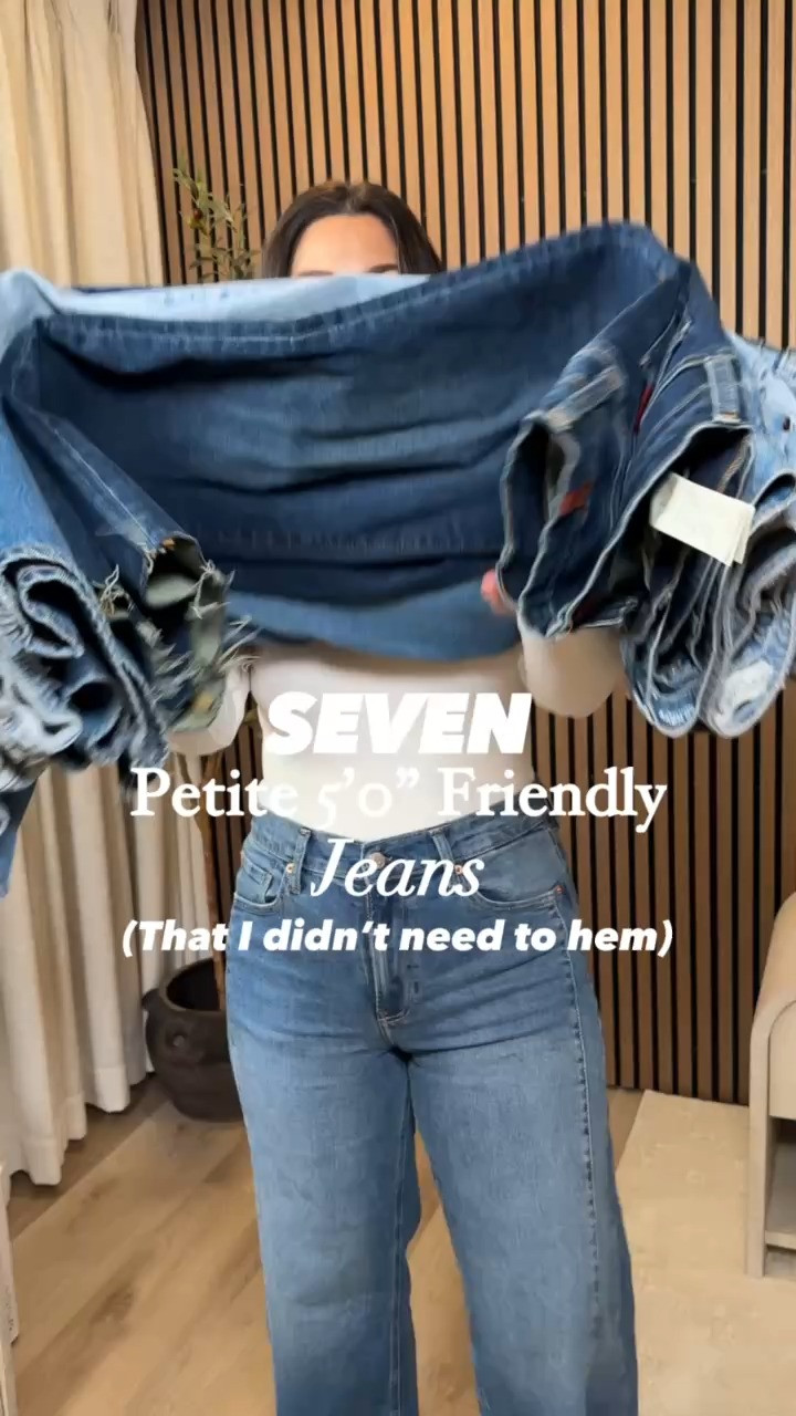 Petite friendly jeans! 
I'm 5'0" and the length on these are perfect - no need to hem! 

1st pair 
size 29 short 

2nd pair 
Size 4 short 

3rd pair 
Size 30

4th pair
Size 30

5th pair
Size 28 extra short

6th pair
Size 8 petite

7th pair
Size 29 

#abercrombiestyle 
#levis #oldnavy #designerjeans #nordstrom #rackscore #americaneagle 

#LTKMidsize #LTKWatchNow #LTKStyleTip