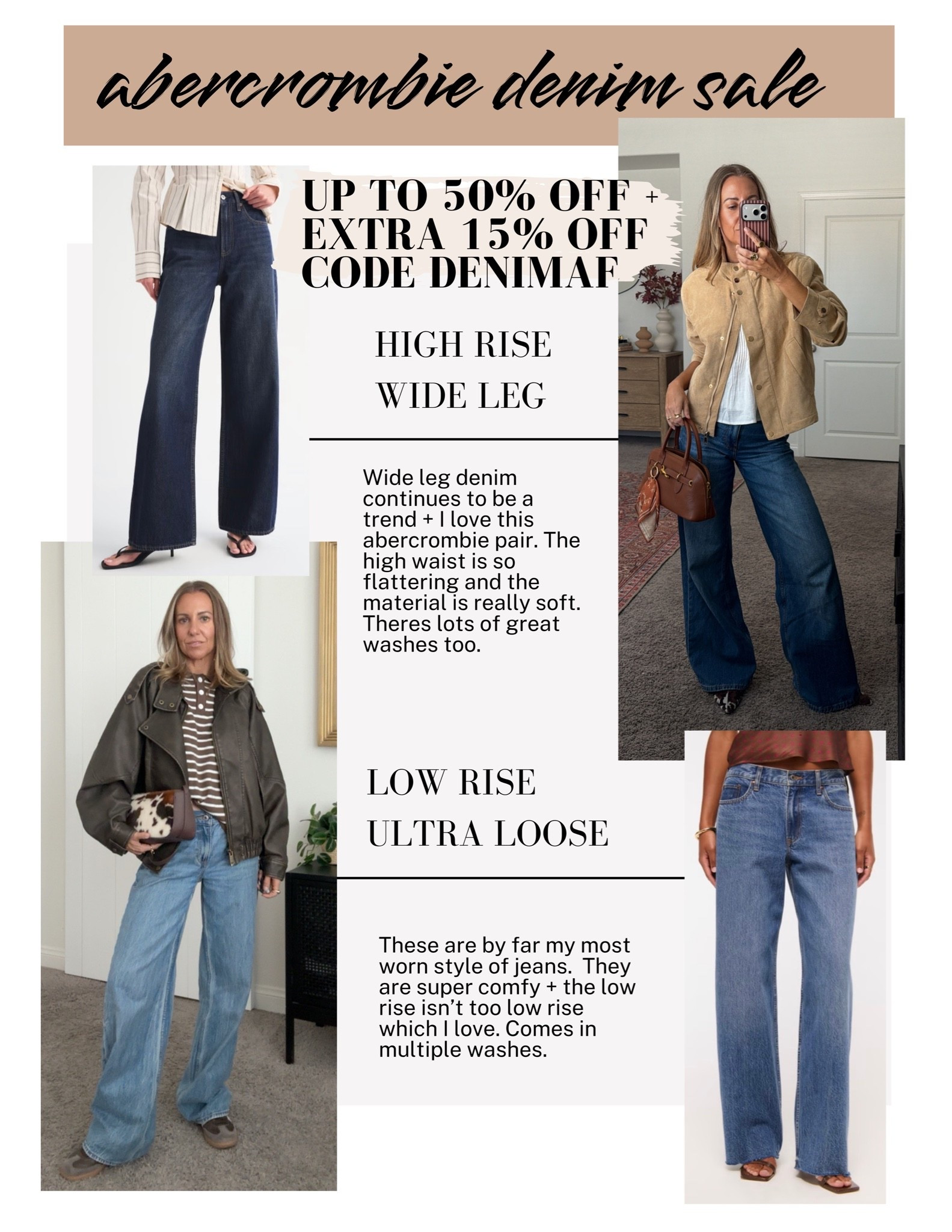 Abercombie denim! On sale!!!

#LTKgrwm #LTKSaleAlert