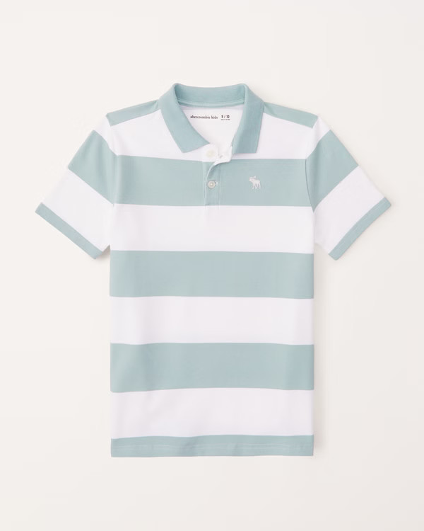 boys icon pique polo | boys | Abercrombie.com | Abercrombie & Fitch (US)