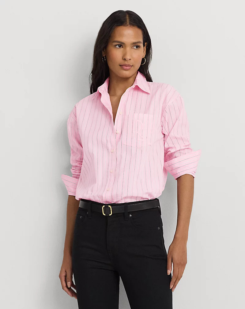 Relaxed Fit Striped Broadcloth Shirt | Ralph Lauren (UK)