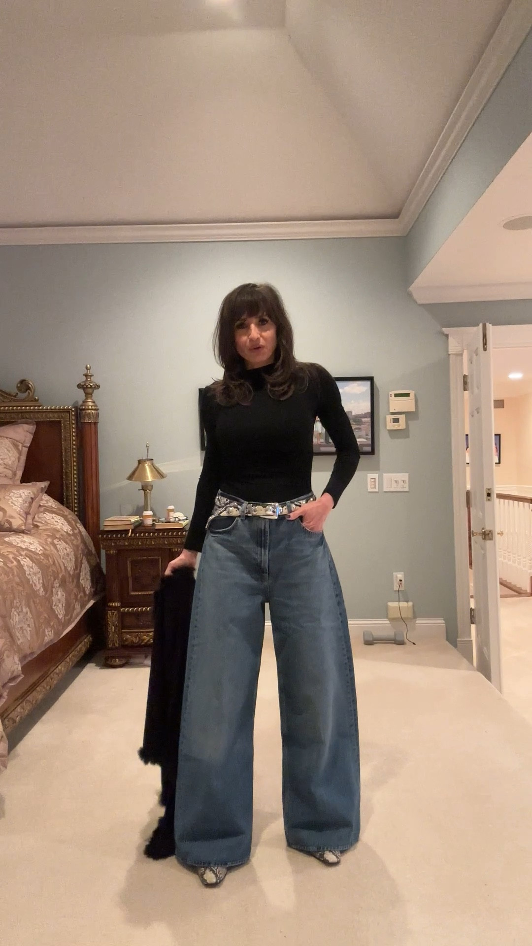 I sized up this jeans 2 sizes. Boots fit true to sizee

#LTKOver40