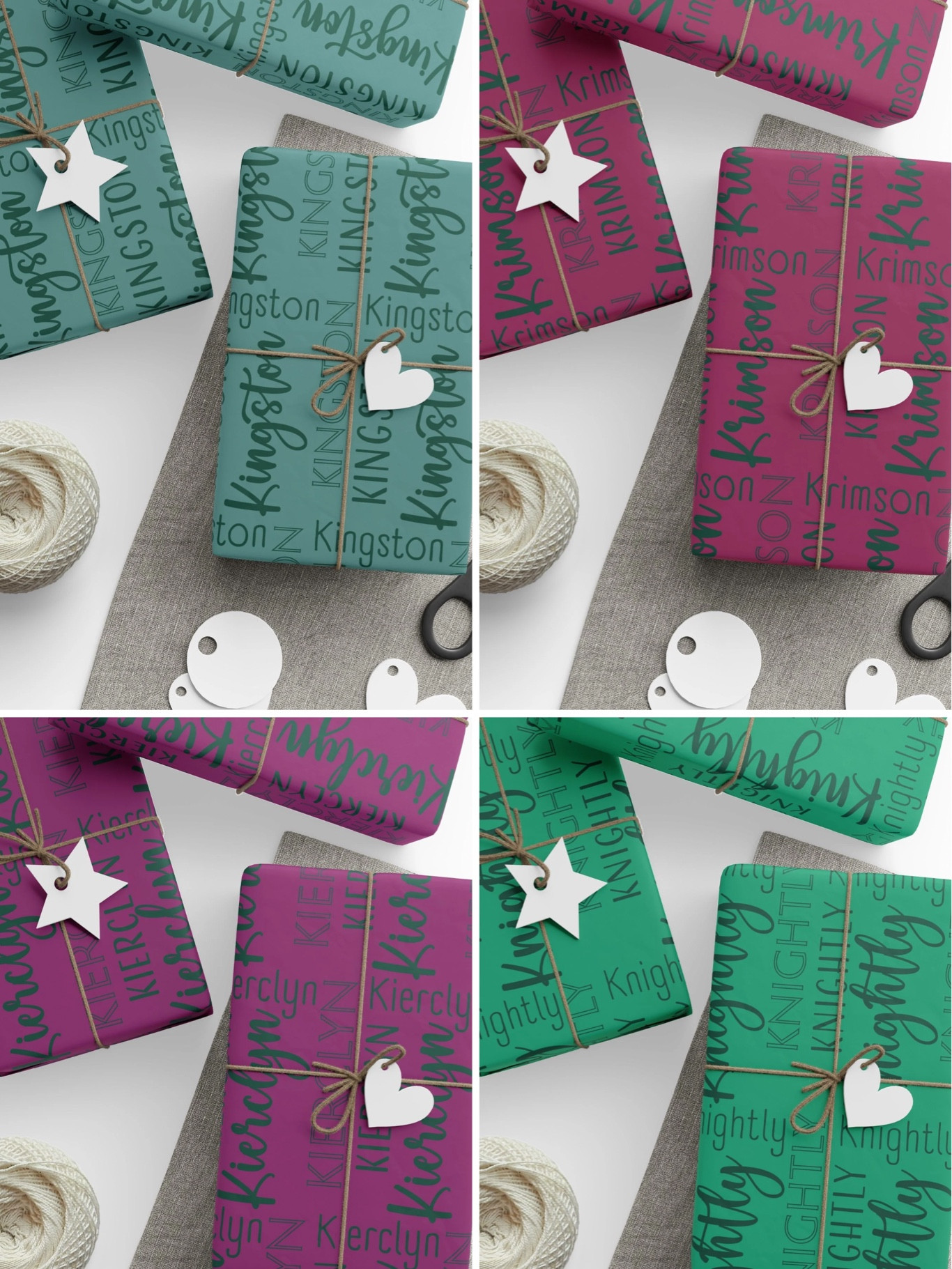 Ordered the cutest customized #wrappingpaper for the kids today! I asked for jewel tones to match our decor and she delivered! 

#LTKFindsUnder50 #LTKGiftGuide #LTKHoliday