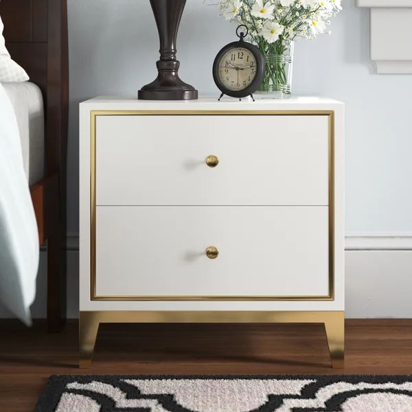 Seabrooks 2 - Drawer Nightstand | Wayfair Professional