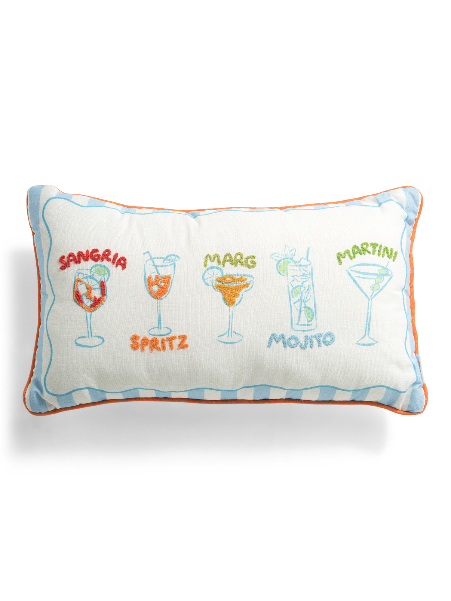 14x24 Summer Cocktails Pillow | TJ Maxx