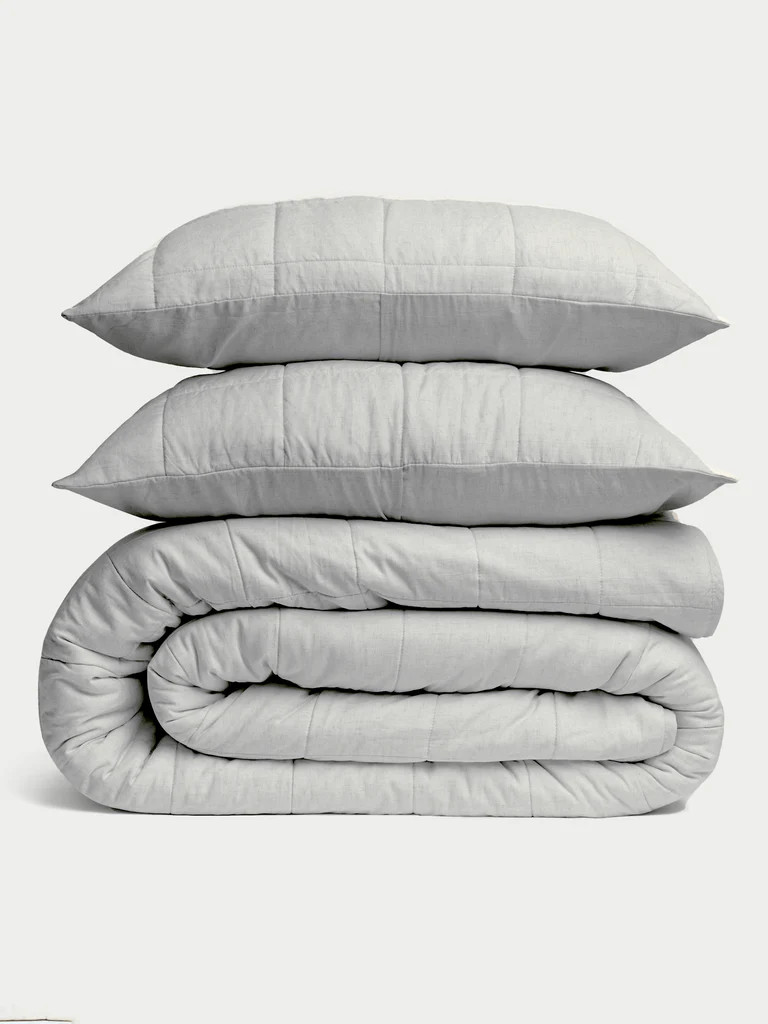 Linen Bamboo Box Quilt Bundle | Cozy Earth