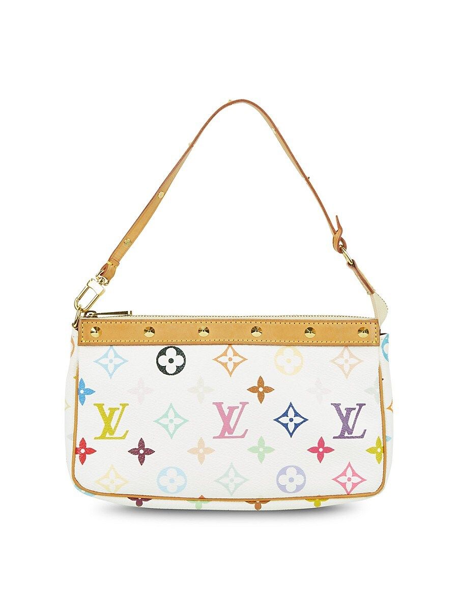 Louis Vuitton Women's Pochette Multicolor Monogram Shoulder Bag - White | Saks Fifth Avenue OFF 5TH