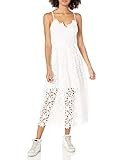 ASTR the label Women's Sleeveless Lace Fit & Flare Midi Dress, White, S | Amazon (US)