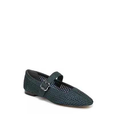 Sam Edelman Women's Michaela Knit Mary Jane Flat, Navy Blue, 6.5M | Belk