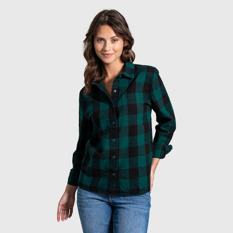 United By Blue Women's Organic Flannel Button-Down Shirt | Target