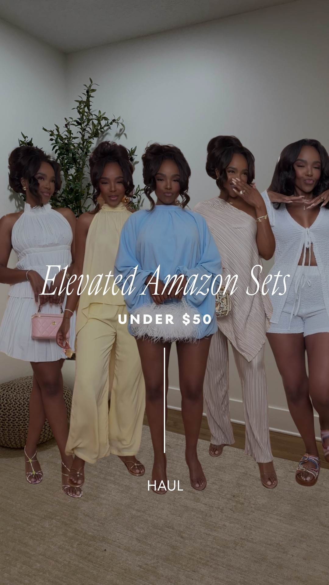 Everything is linked below — scroll to shop ✨

If you’ve been looking for elevated Amazon sets under $50, this is the kind of find that makes getting dressed so much easier. These matching sets are flattering, comfortable, and give that effortless “put together” look without having to think too hard about your outfit.

Perfect for Mother’s Day outfits, brunch looks, spring outfits, or even vacation, and the best part is you can wear them together or mix and match to create multiple looks from one set. Definitely one of those go-to outfit formulas that just works every time.

Wearing a size small
5’4” | 140 lbs | 34D | 27 | 40

Perfect for brunch, events, vacations, or everyday elevated looks.

Everything is linked below.

#LTKMothersDay #LTKPetite