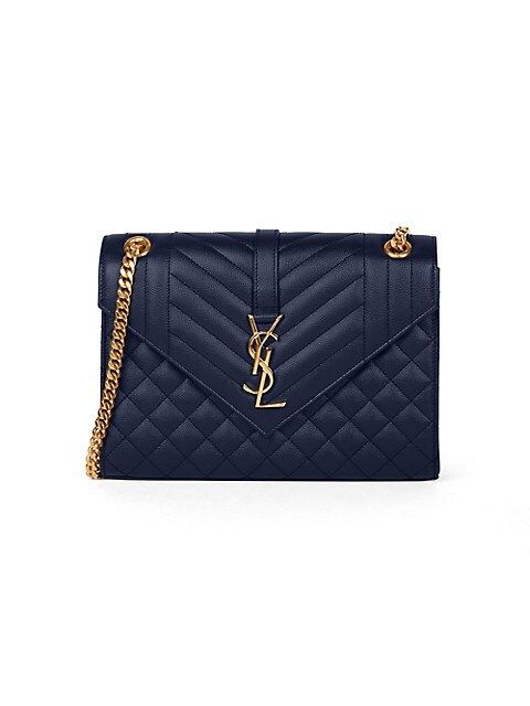 Medium Envelope Monogram Matelassé Leather Shoulder Bag | Saks Fifth Avenue