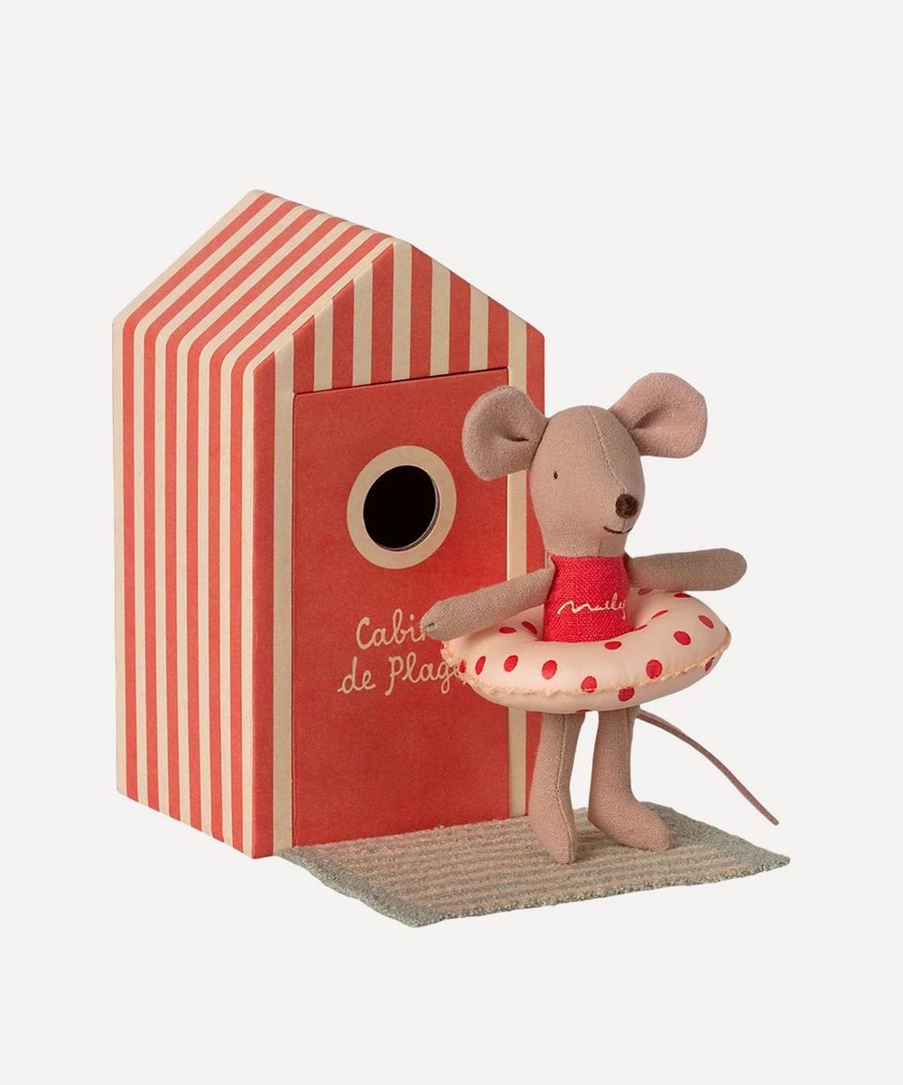 Little Sister Mouse in Cabin de Plage Toy | Liberty London (UK)