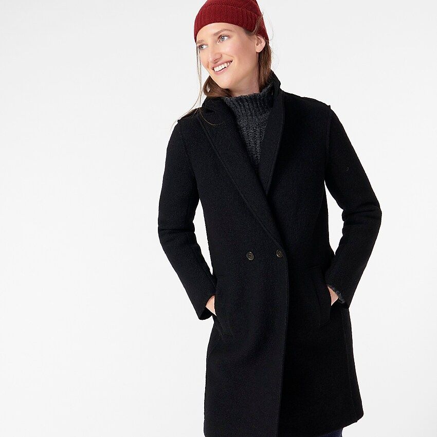 Daphne topcoat in Italian boiled wool | J.Crew US