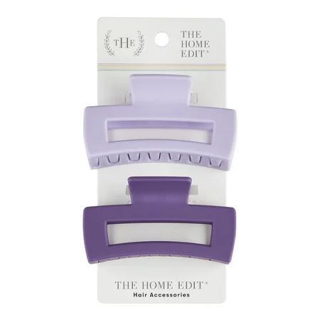 The Home Edit Claw Clips Light and Dark Purple 2ct | Walmart (US)