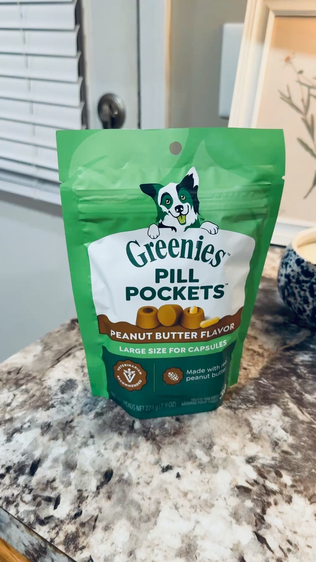 Restock of Piper’s pill pockets for her supplements.