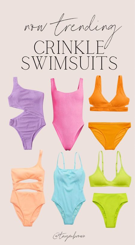 Now Trending: Crinkle Swimsuits

#LTKFind #LTKswim #LTKSeasonal