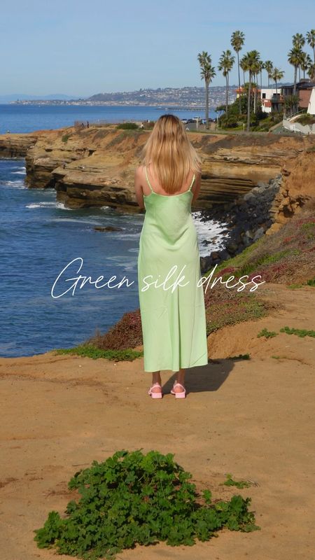Green silk dress for summer by Walmart 

Maxi dress • green dress • wedding dress • summer dress • spring dress 

#LTKwedding #LTKstyletip #LTKVideo