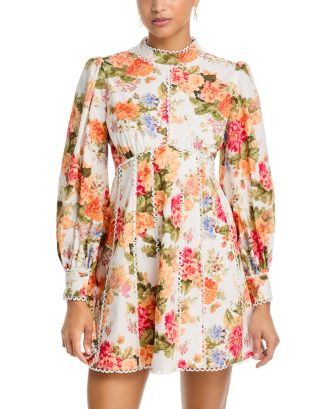 Floral Ric Rac Inset Mini Dress - Exclusive | Bloomingdale's (AU)