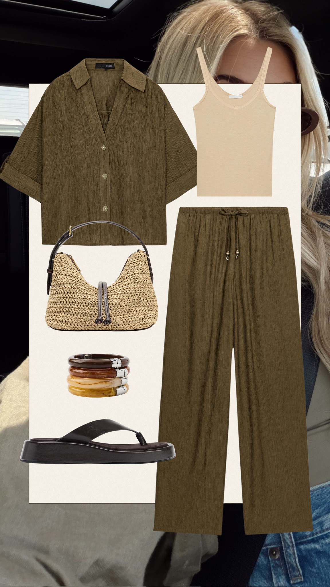 Cute Zara outfit for summer! Love that this is a short sleeve button down

#LTKMidsize #LTKSaleAlert