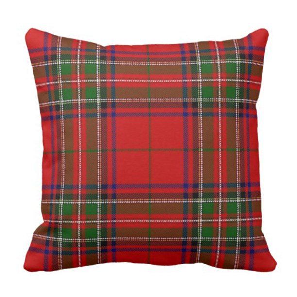 BPBOP Red and Green Plaid Christmas Pillowcase Throw Pillow Cover 20x20 inches | Walmart (US)