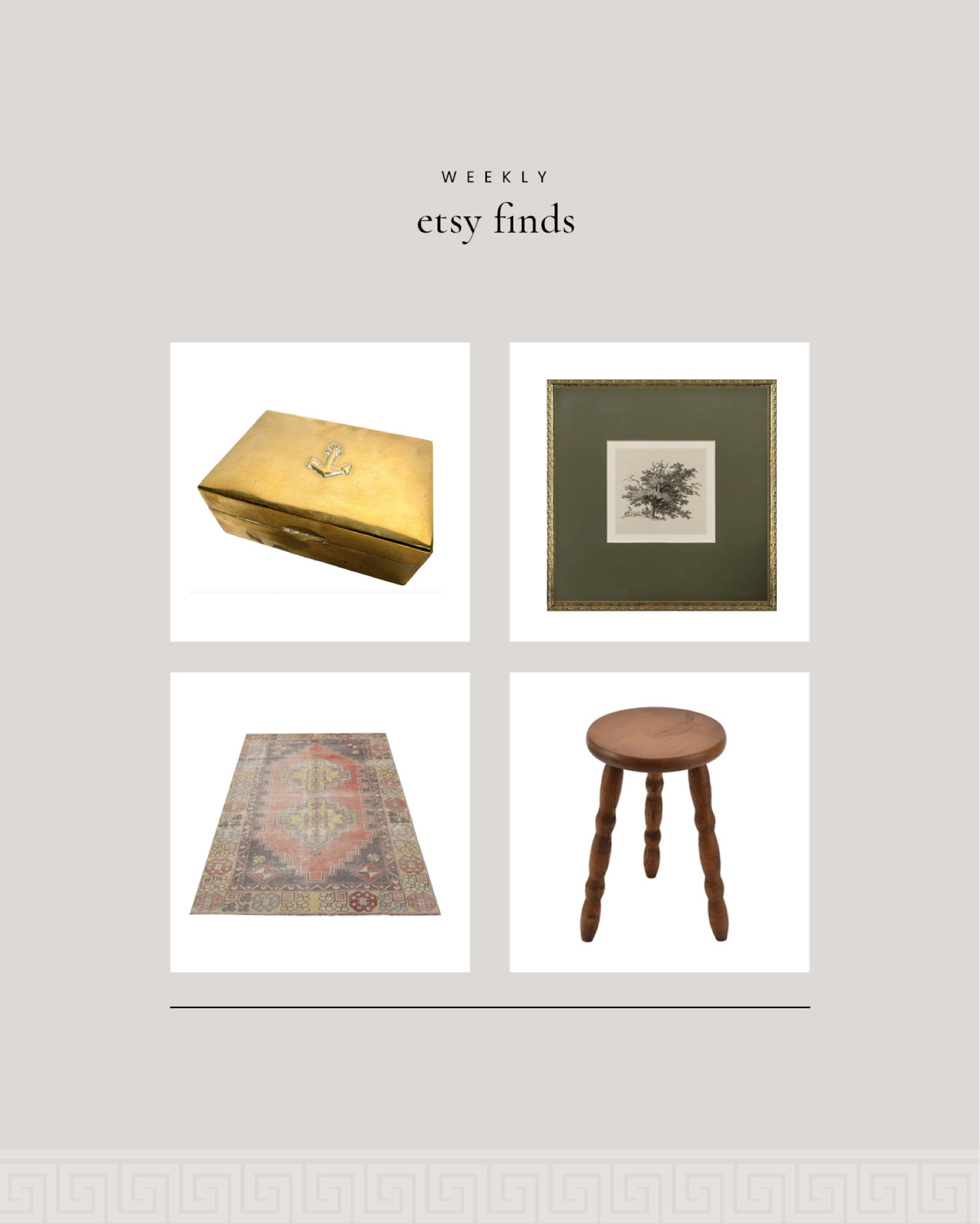 Weekly Etsy Finds: Vintage and Handmade Items for You! 

#LTKHome