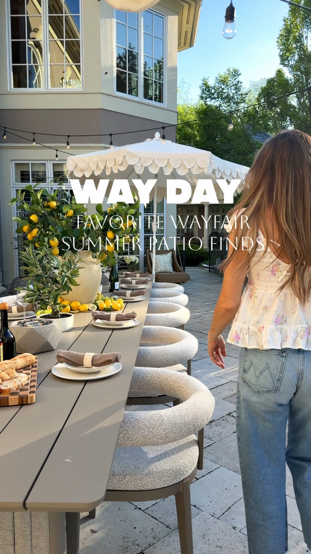 Way Day is almost here (April 25–27) and it’s the best time to refresh your outdoor spaces ✨ Up to 80% off + free shipping makes it way too good to pass up! I finally found the perfect finishing touches to bring my Italian villa patio vision to life 🤍@Wayfair  #ad #wayfairpartner #wayfair #WayDay 

#LTKSaleAlert #LTKHome #LTKfoodie