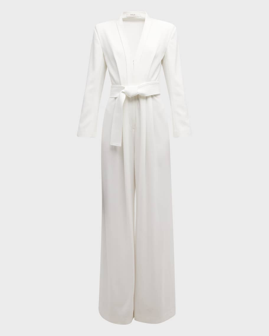 A.L.C. Kieran II Tailored Wide-Leg Jumpsuit | Neiman Marcus