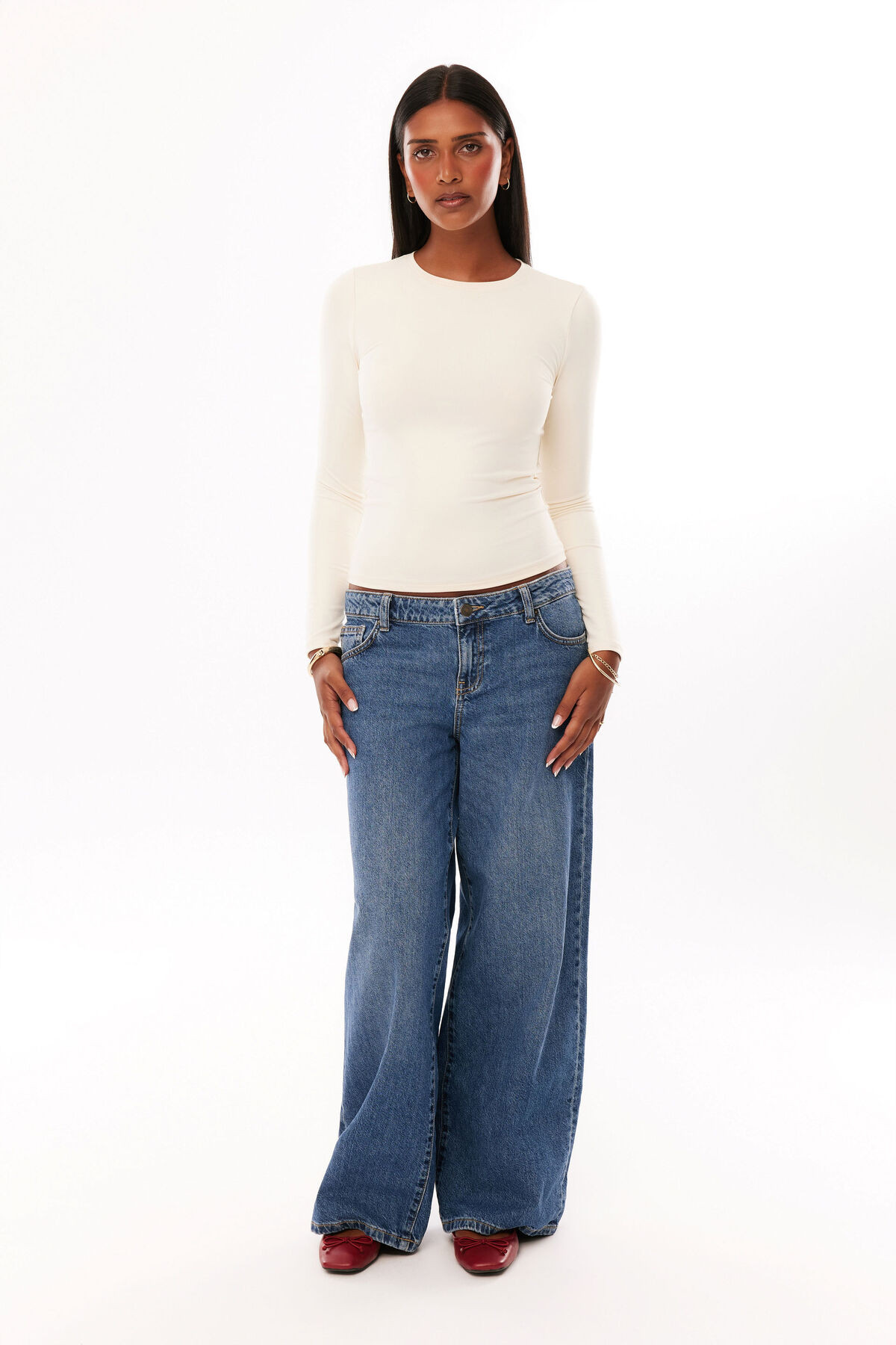 Sleek Miley Long Sleeve Top | Cotton On (ANZ)