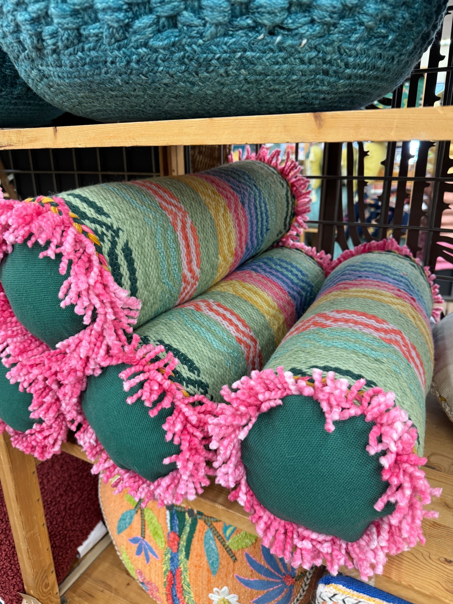 I absolutely love theee colorful & whimsical bolster pillows. How cute would they be on a chaise lounge chair or outdoor sofa!



#LTKSeasonal #LTKHome