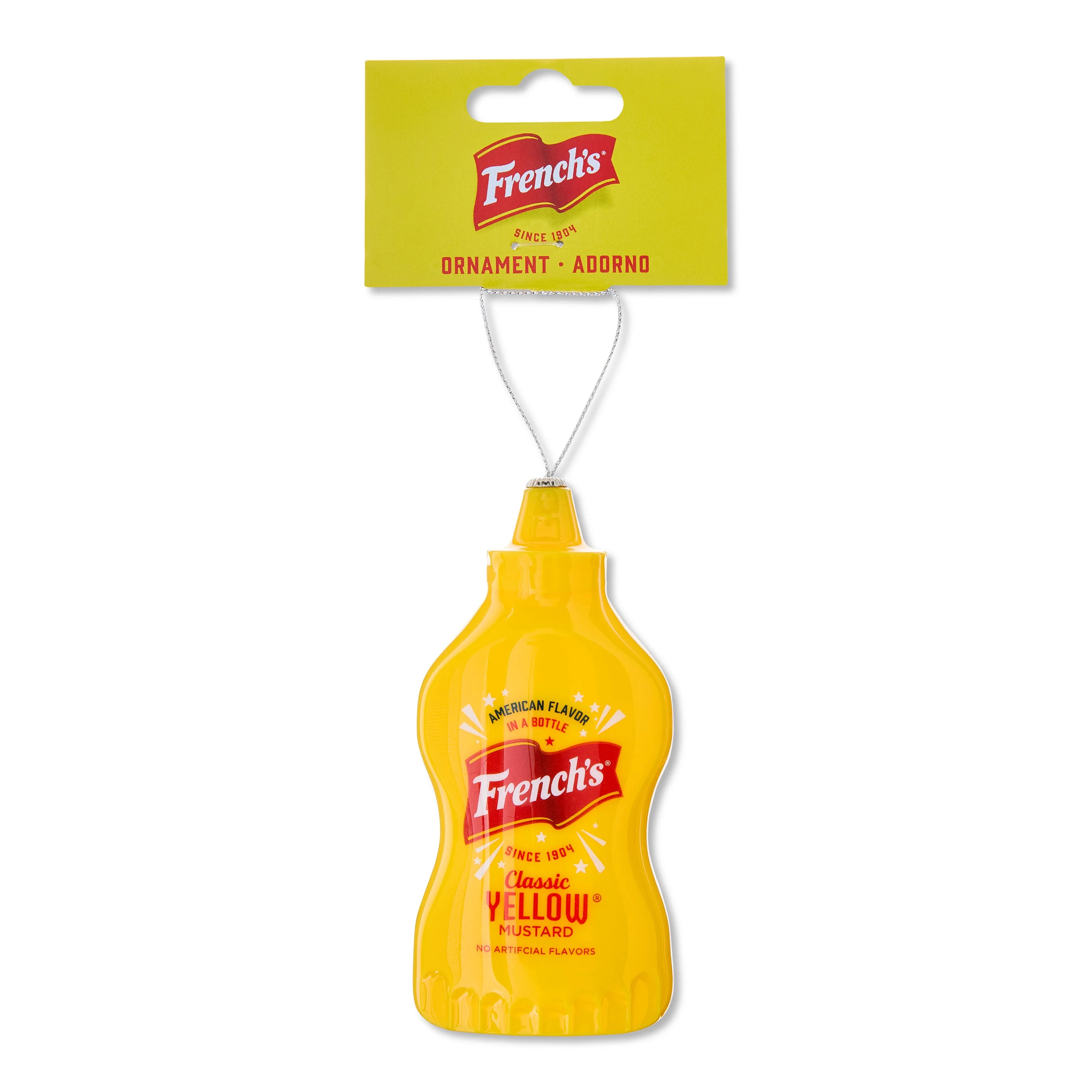 French's Classic Yellow Mustard Decopage Christmas Ornament, Yellow, Plastic, Collectible, by Ruz | Walmart (US)