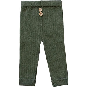 Mebie Baby Olive Knit Leggings for Kids: Sizes 0-3 Months to 5 Years | Mebie Baby