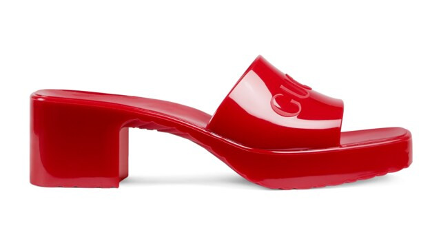 Gucci - Women's slide sandal with Gucci logo | Gucci (US)